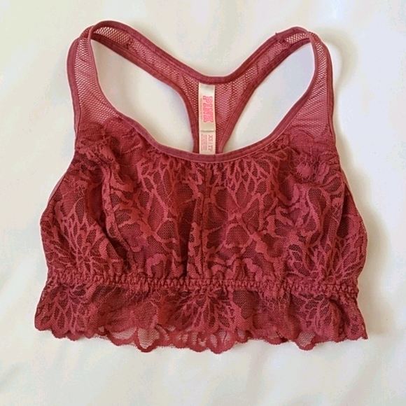 Victoria Secret's PINK Flora Lace Crop - Picture 4 of 7